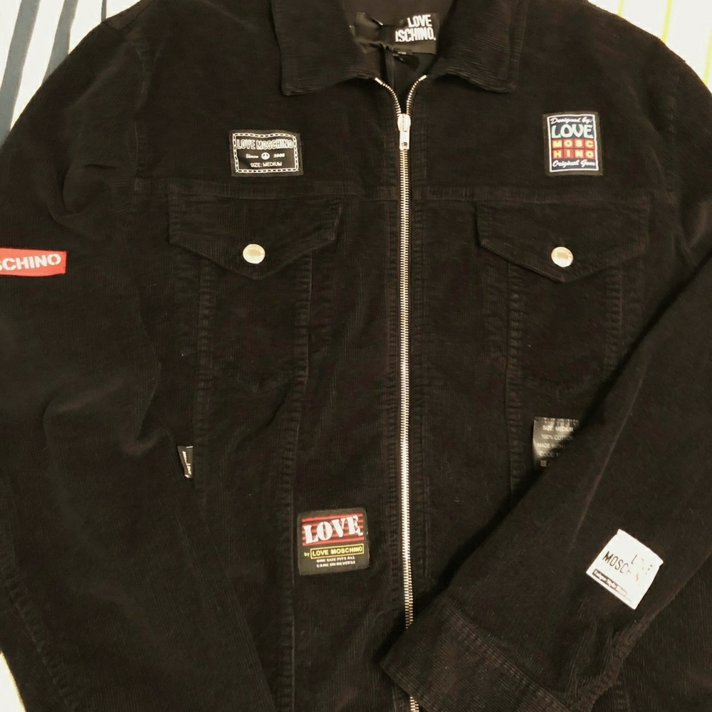 Love Moschino zipped jacket with labels